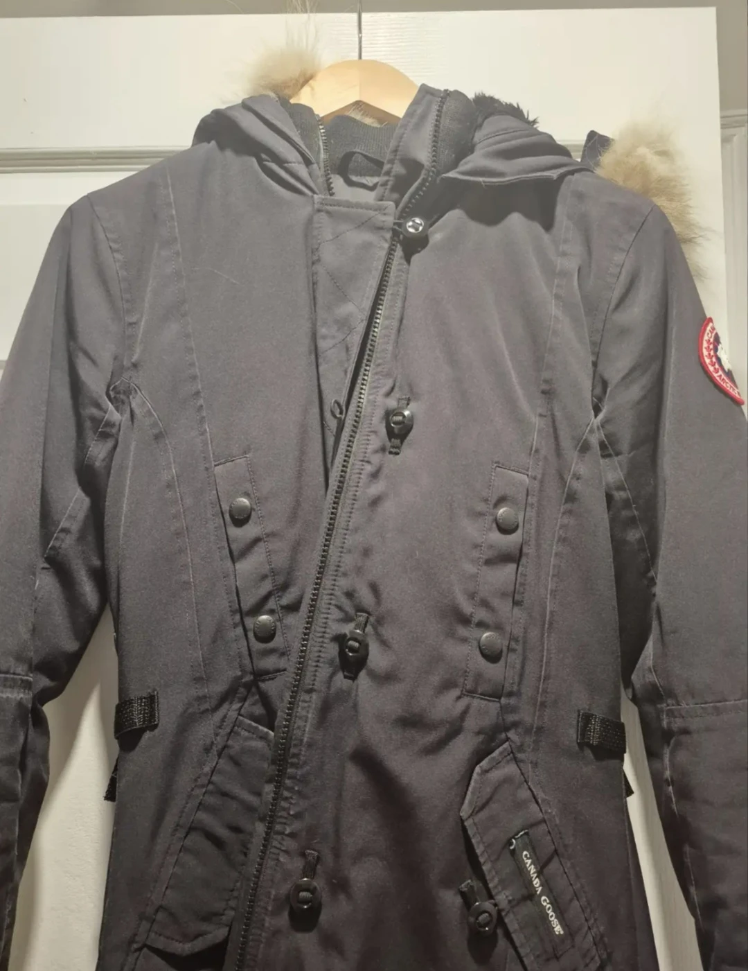 CANADA GOOSE  KENSINGTON PARKA NAVY BLUE SMALL - photo 3