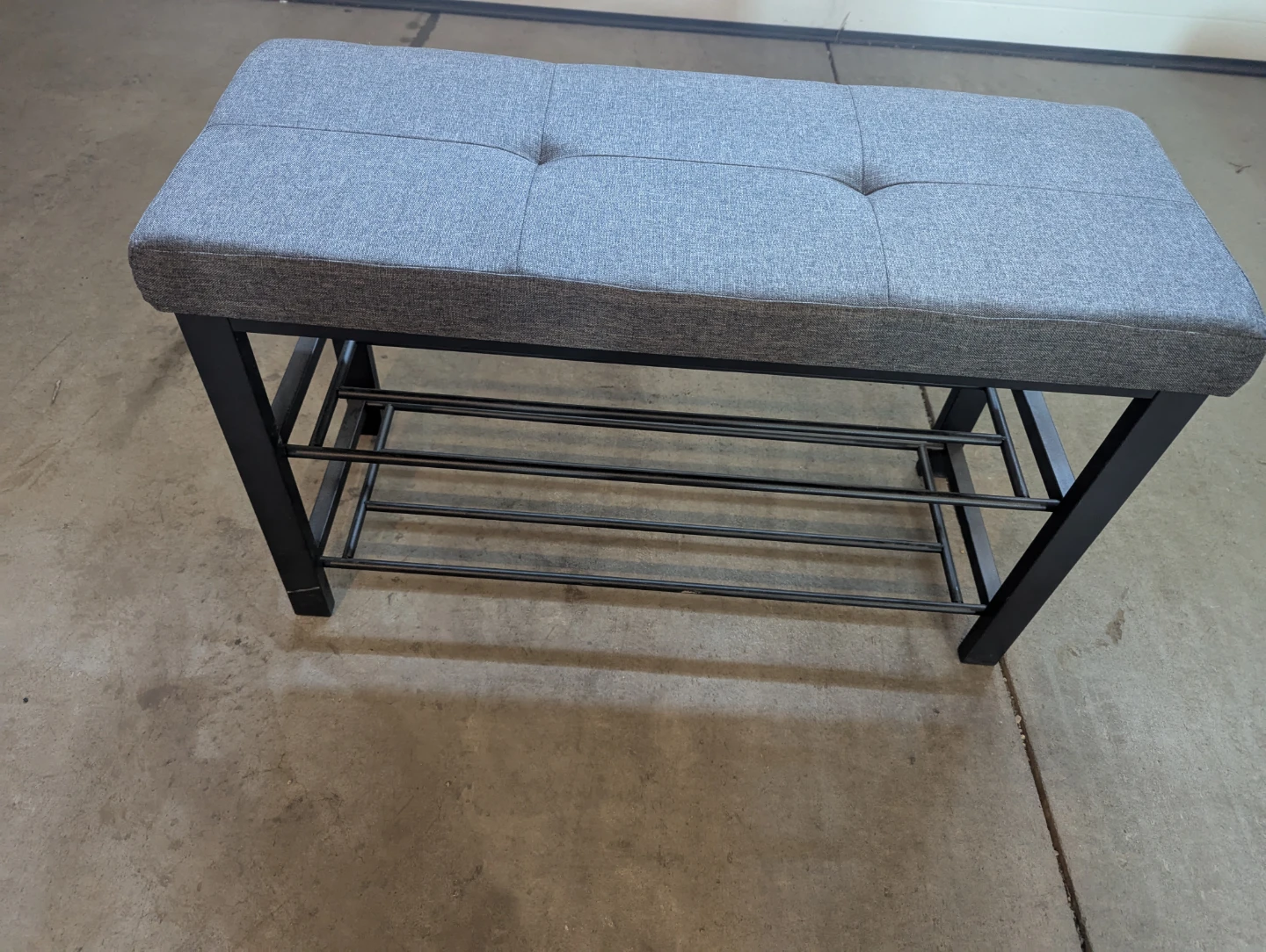 Neatfreak - Padded Fabric Shoe Storage Bench (2) - photo 2