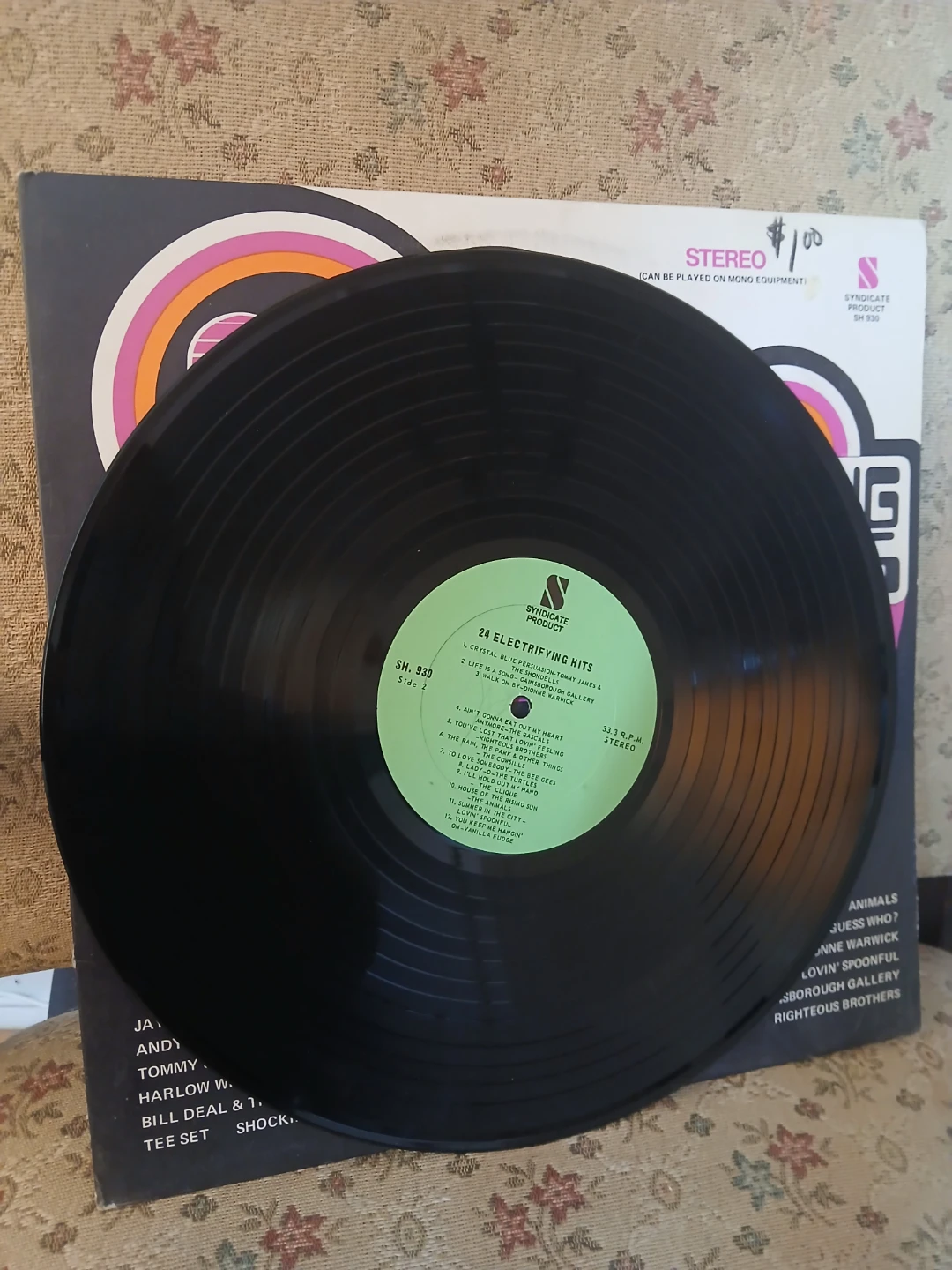 Syndicate Records 24 Electrifying Hits Vinyl Record - photo 2