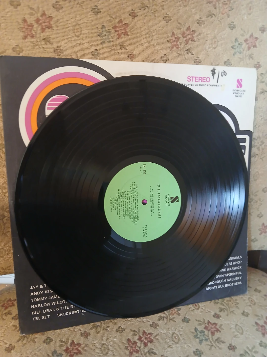 Syndicate Records 24 Electrifying Hits Vinyl Record - photo 3
