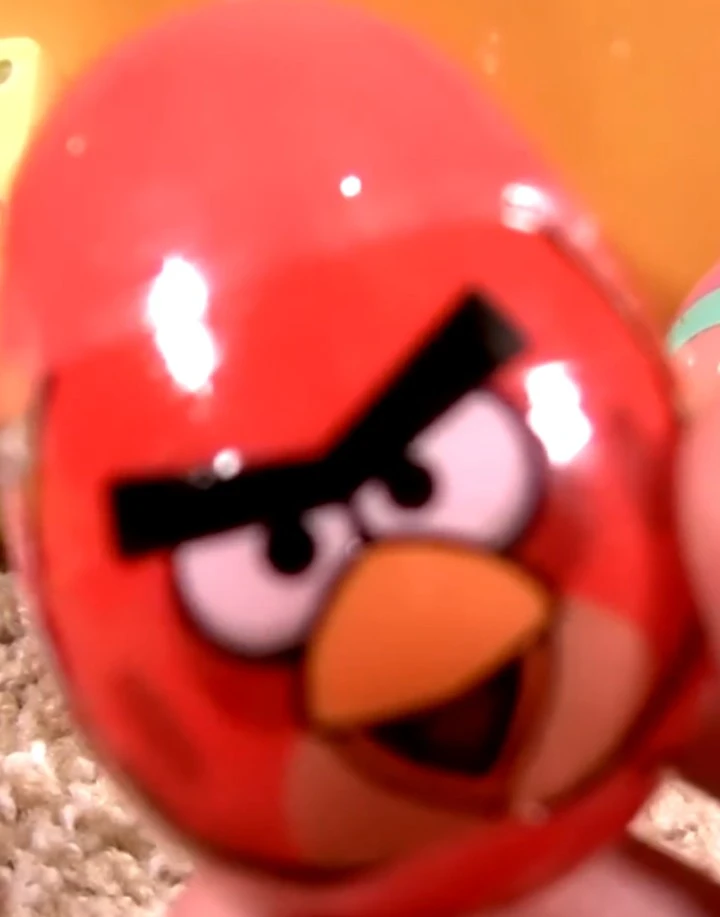 Angry Birds Red Bird Plastic Egg Toy