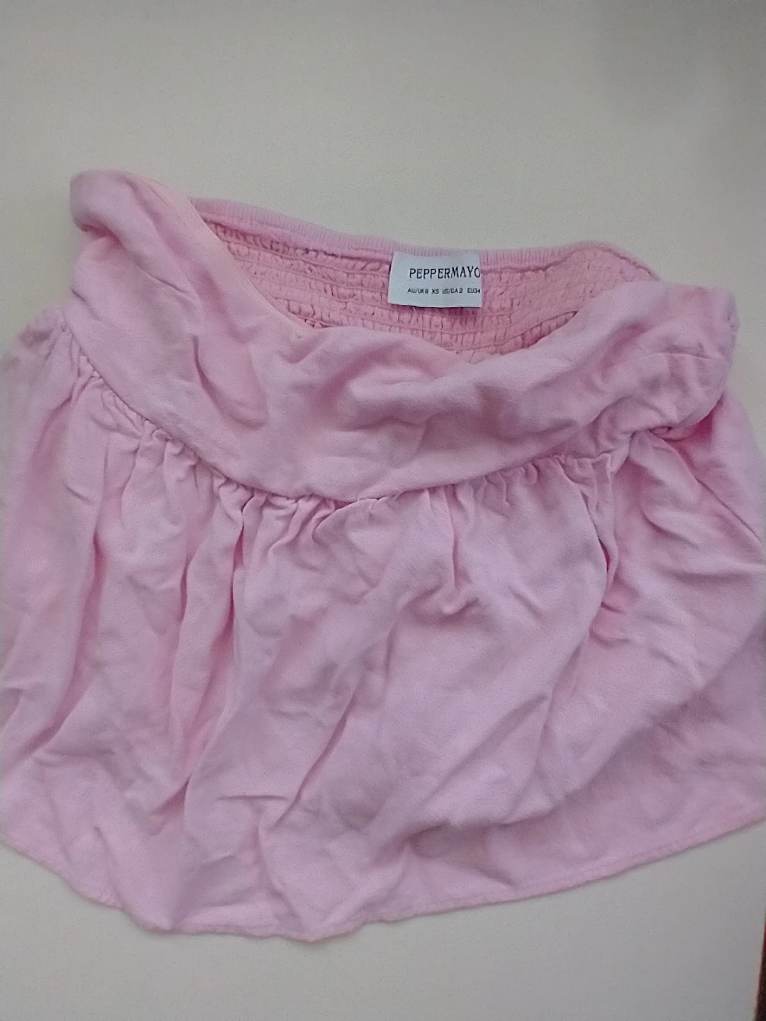 Pepper Mayo Pink Smocked Skirt and all you see - photo 5