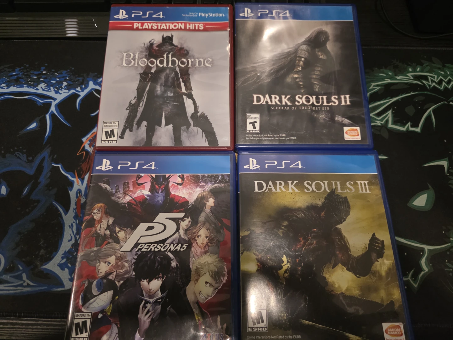 PS4 Games: Bloodborne, Dark Souls II & III, Persona 5