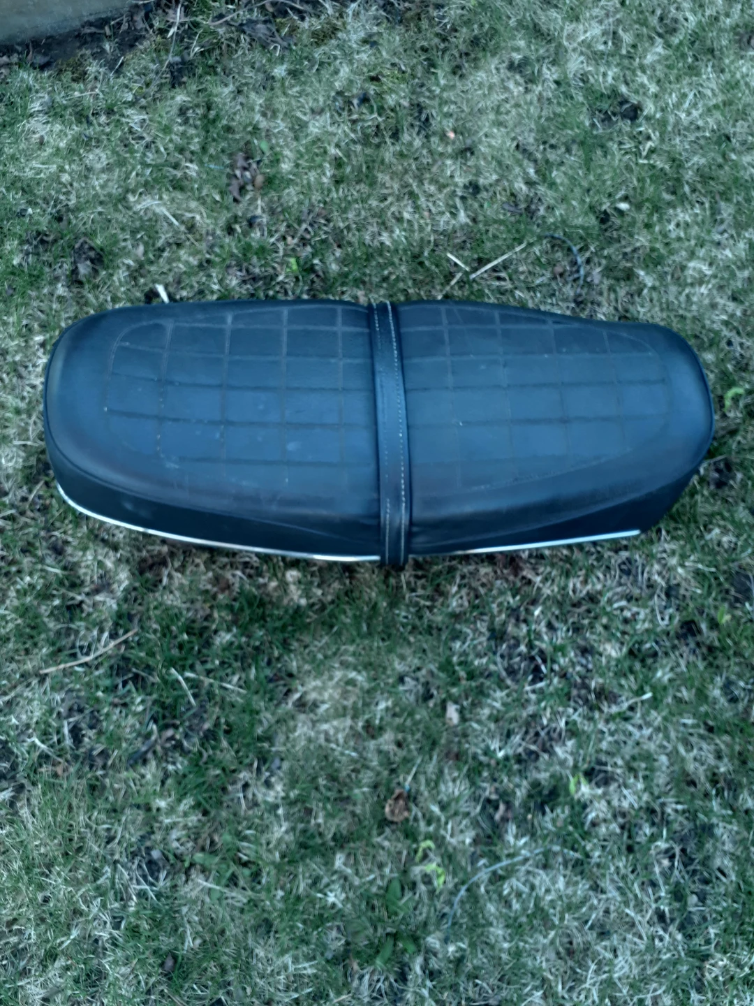 Vintage Honda Motorcycle Seat - photo 2
