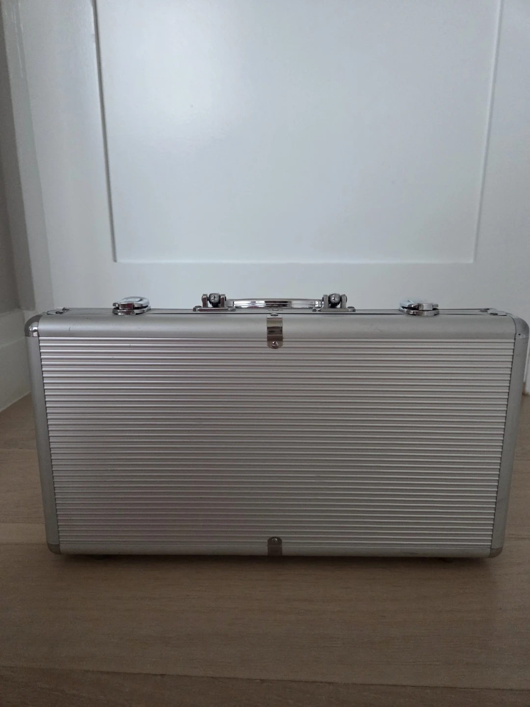 Aluminum Poker Chip Case with Cards and Dice - photo 2