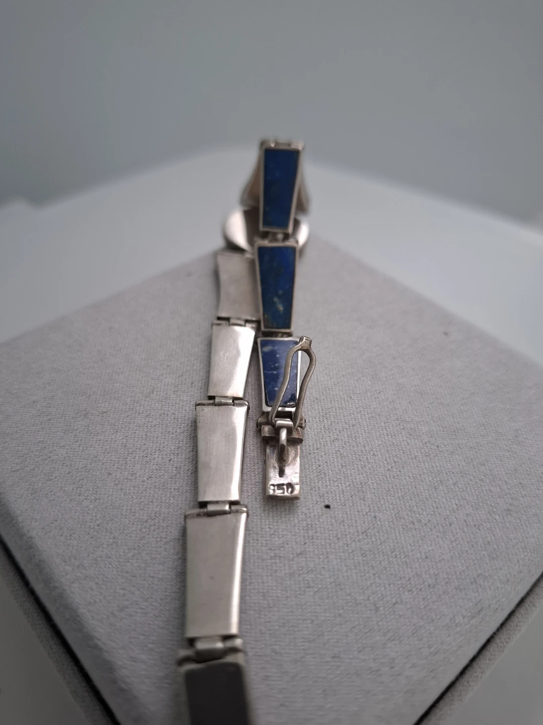 Sterling Silver Lapis Lazuli Bracelet - photo 3