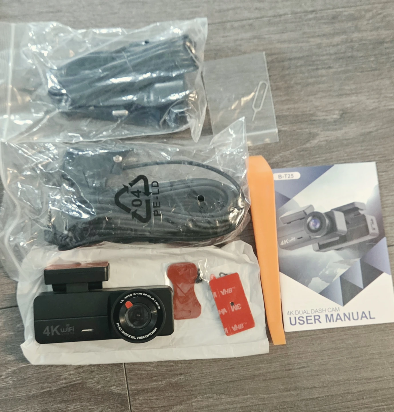 New 4K Dash Cam Front and Rear, WiFi Dash Cam - photo 2