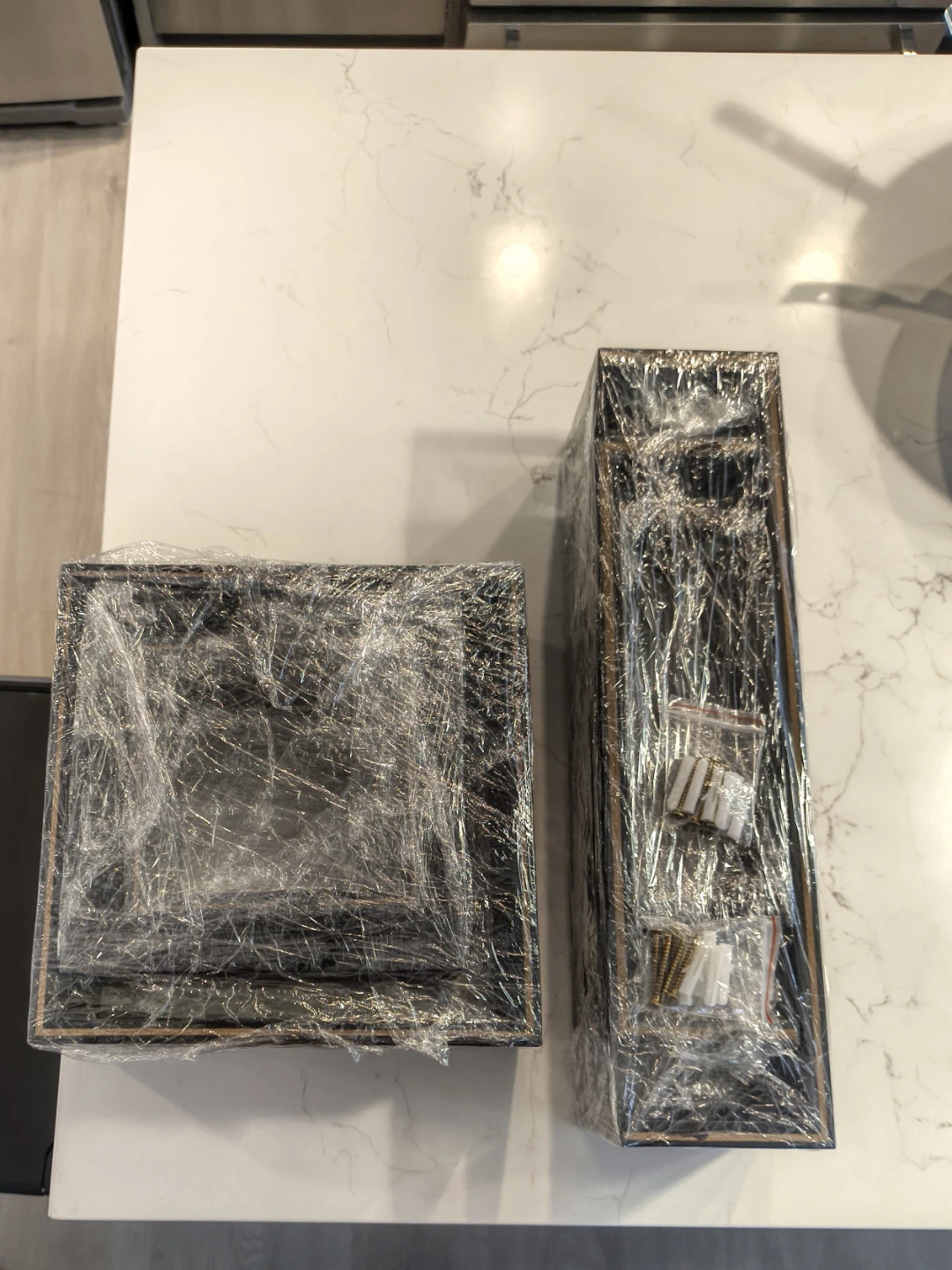 NEVER USED! Home Basics Black Floating Wall Shelf Set - photo 4