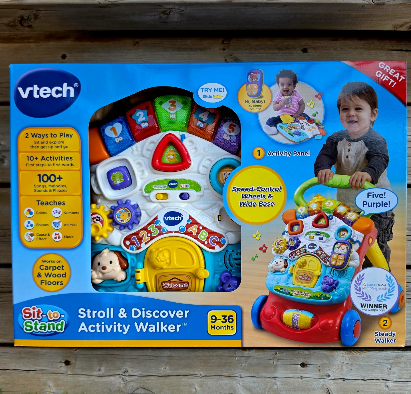 VTech Sit-to-Stand Stroll & Discover Activity Walker - New