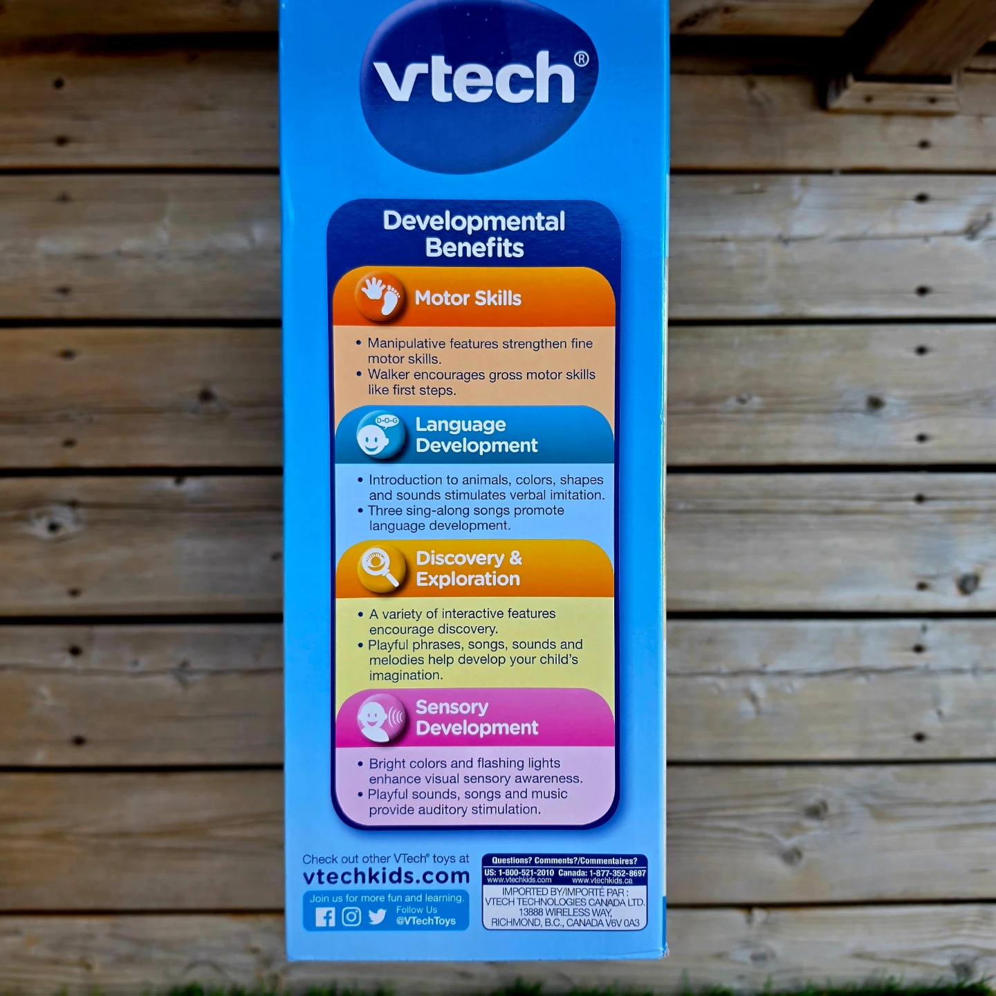 VTech Sit-to-Stand Stroll & Discover Activity Walker - New - photo 3