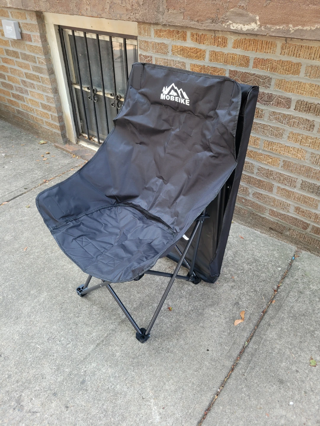 Brand new. MOBEIKE Black Camping Chair with Canopy - photo 3
