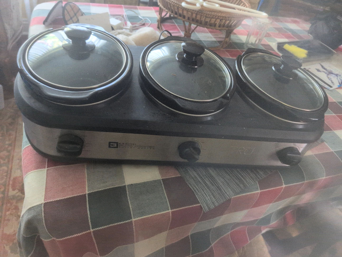 PROCTOR-SILEX 3-Pot Slow Cooker