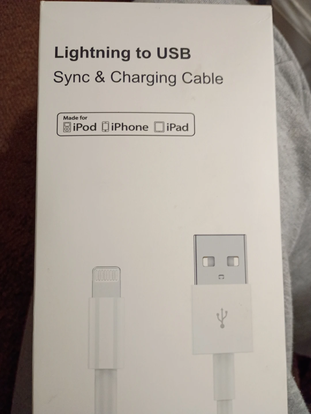 Lightning to USB Sync & Charging Cable