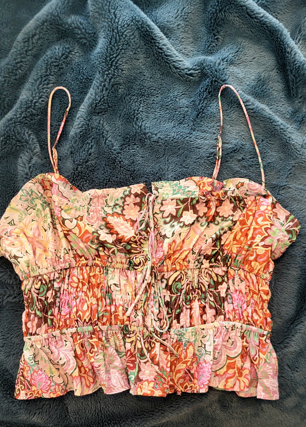 Dynamite Floral Print Top