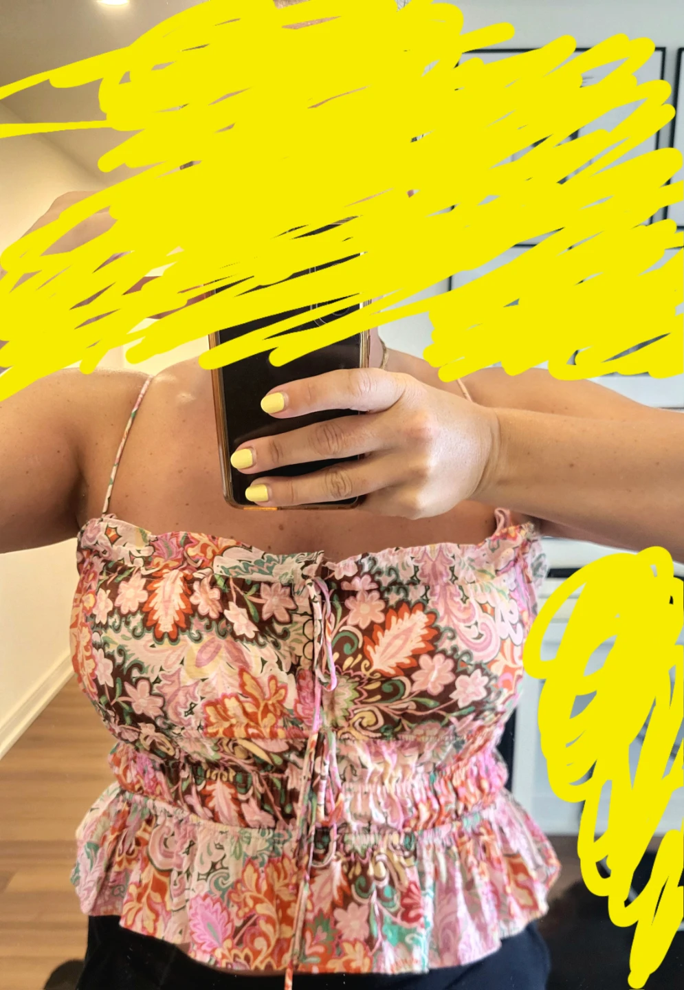 Dynamite Floral Print Top - photo 3