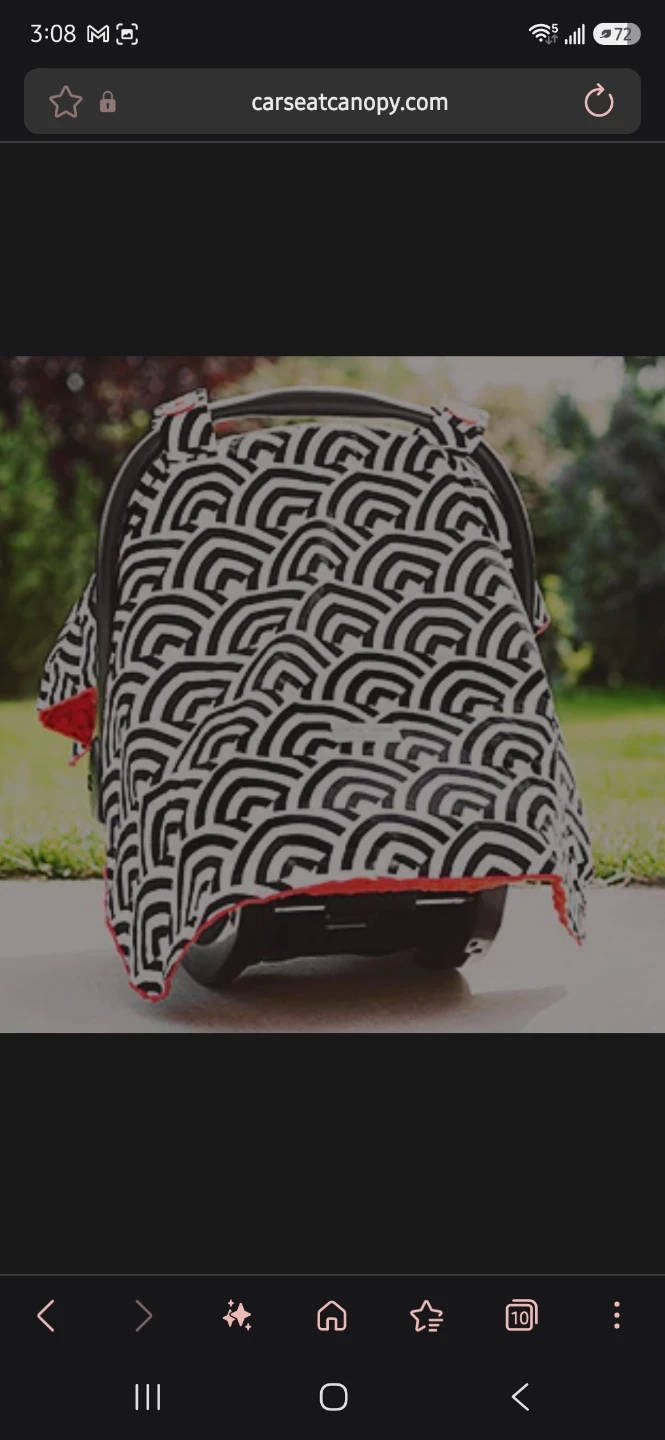 Canopy Couture Car Seat Cover