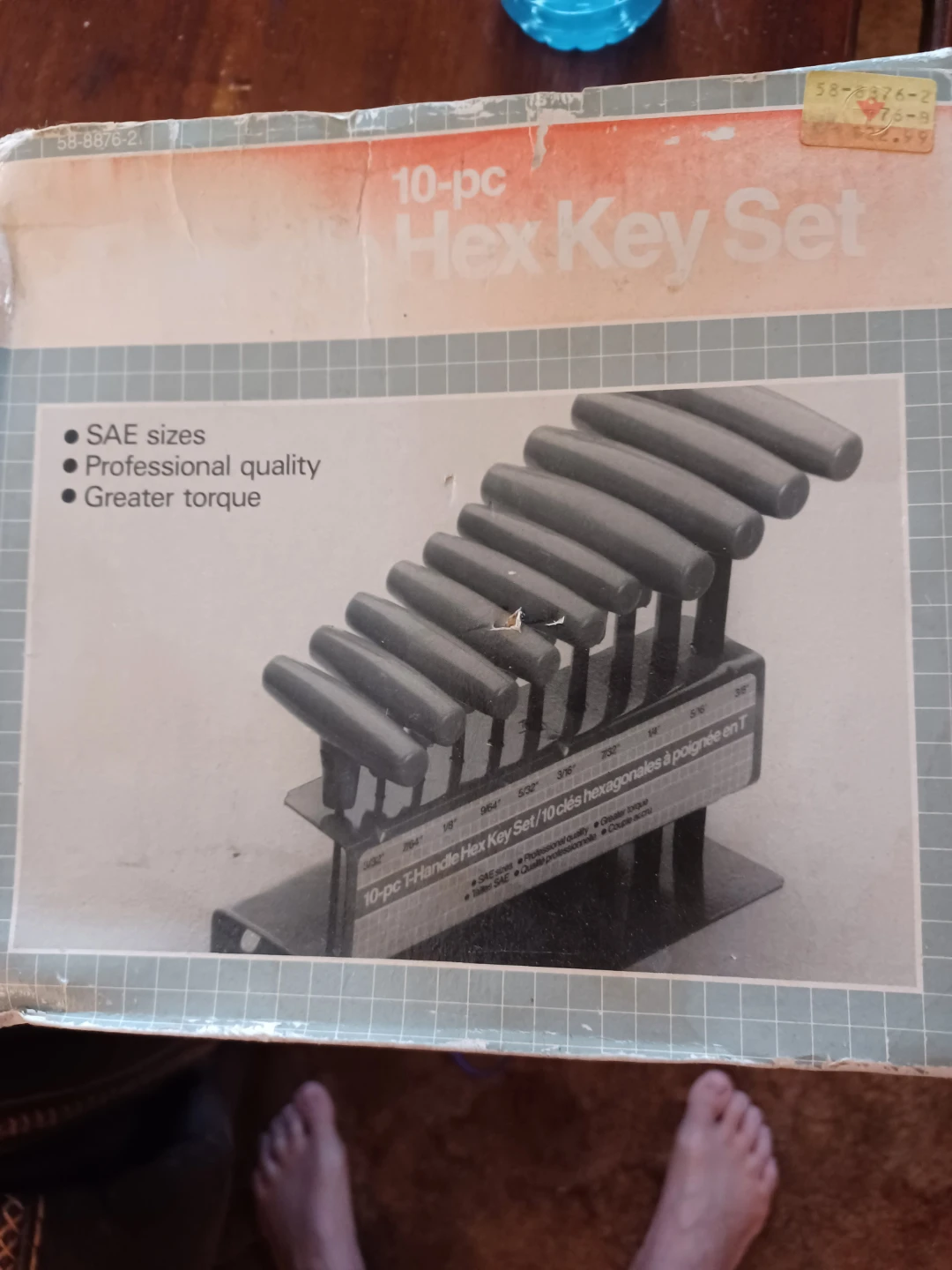 10-pc T-Handle Hex Key Set