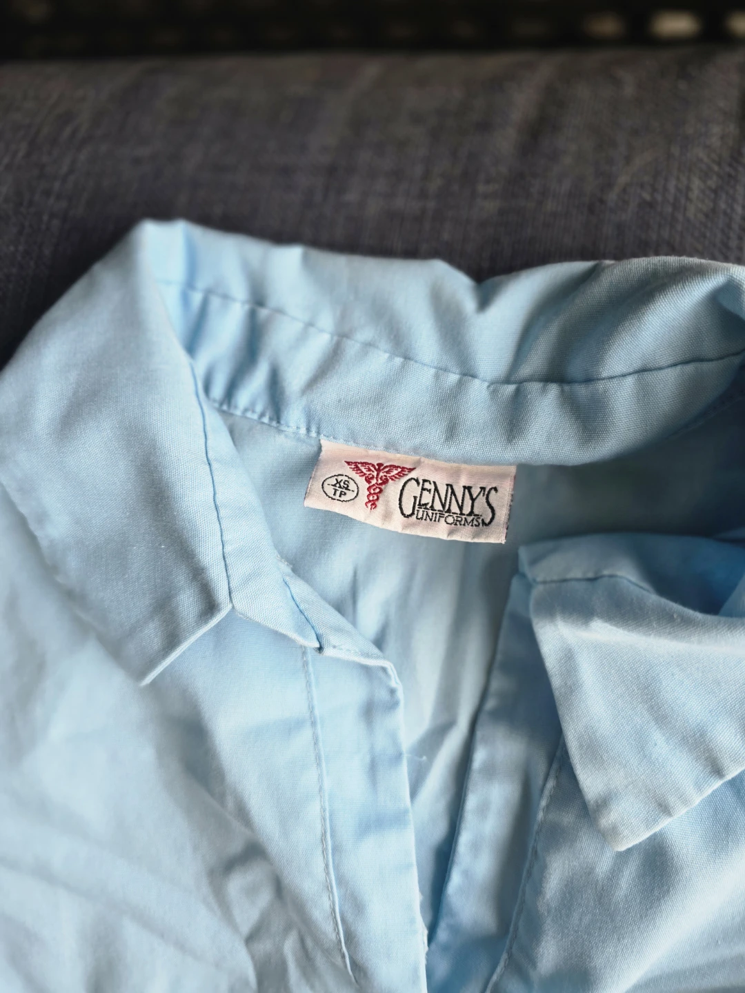 Genny's Nursing Uniform Blue Scrub set size S - photo 2