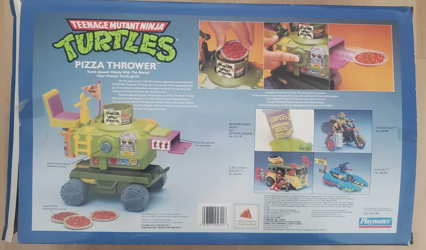 Playmates Teenage Mutant Ninja Turtles Pizza Thrower Toy