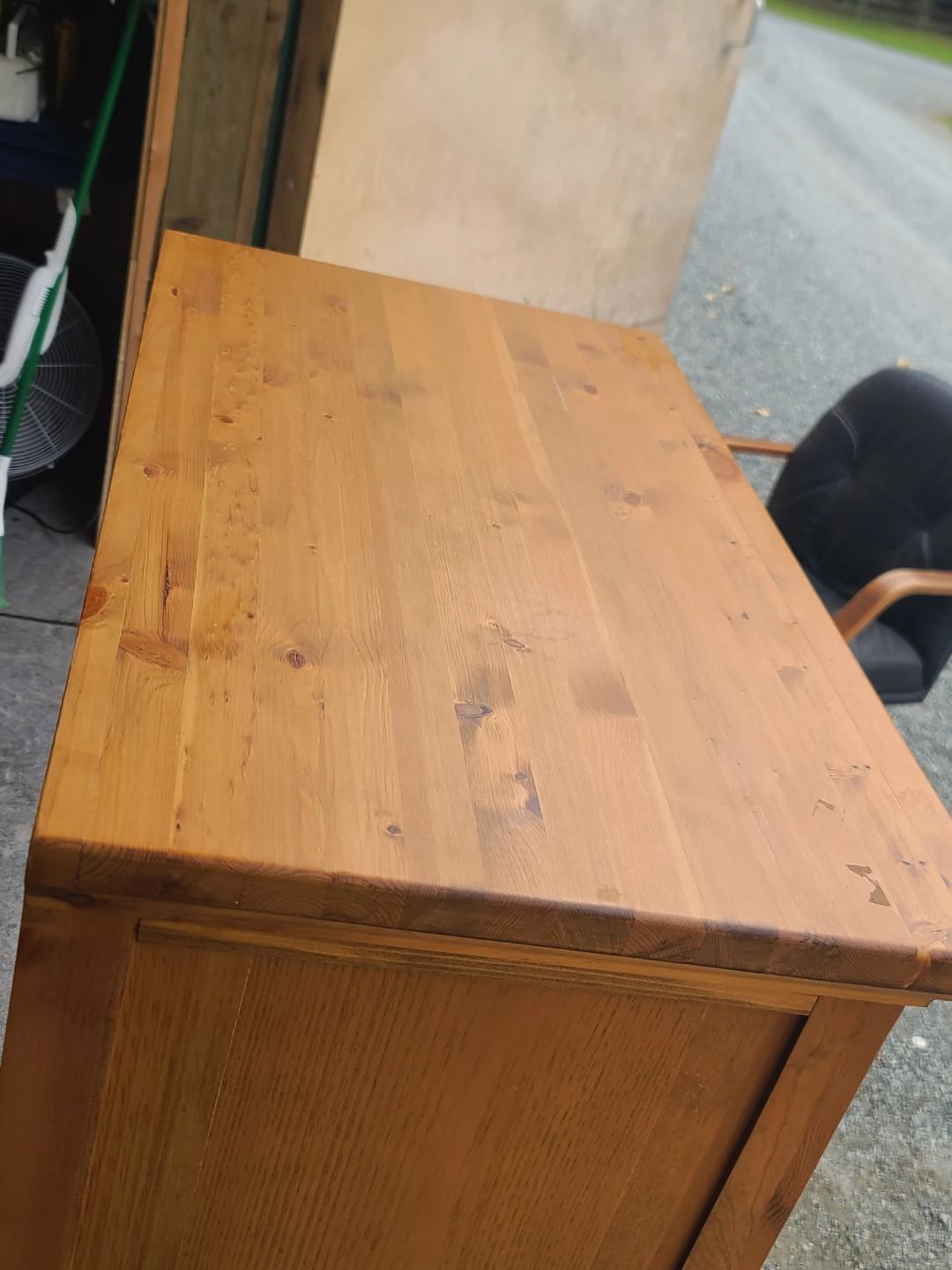 Solid Pine 5-Drawer Tallboy Chest - photo 5