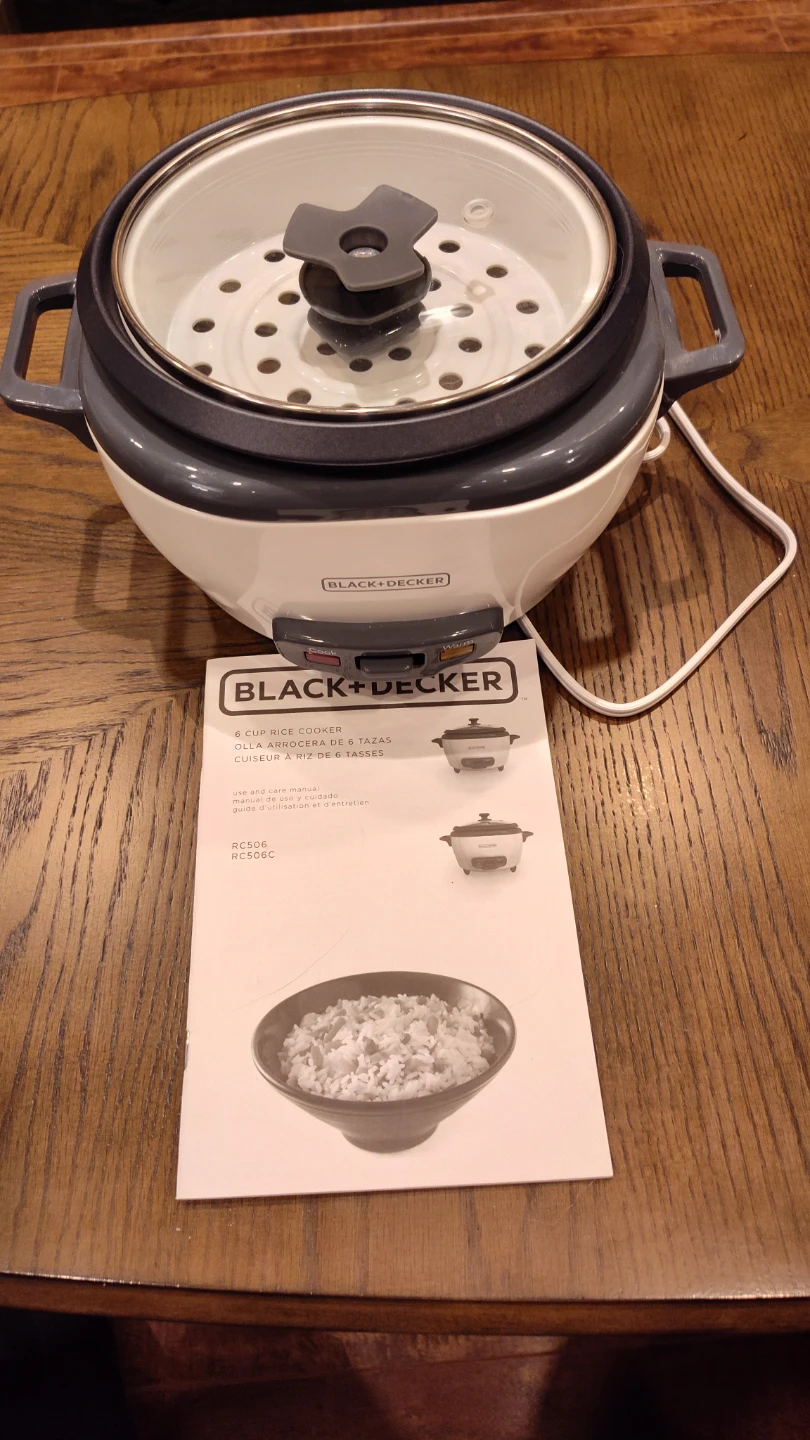 BLACK+DECKER 6-Cup Rice Cooker - photo 3