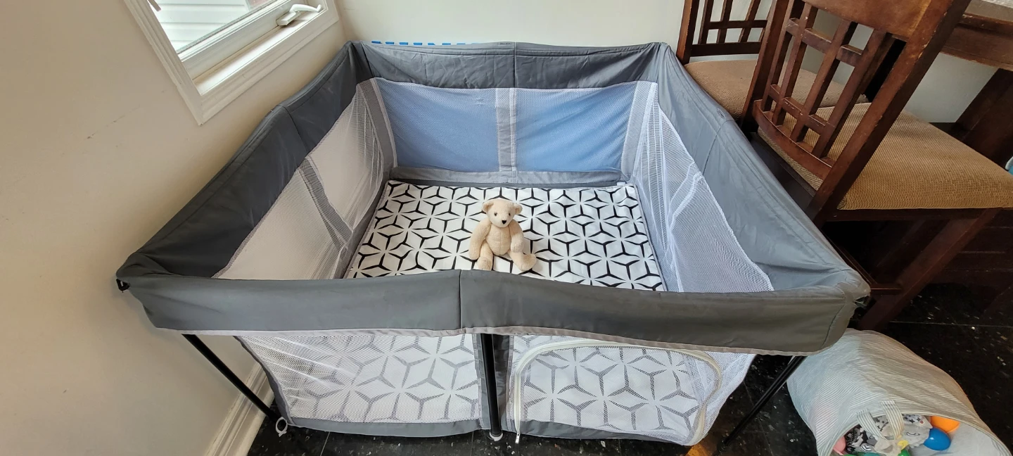 Foldable Baby Playpen with Mat - photo 3