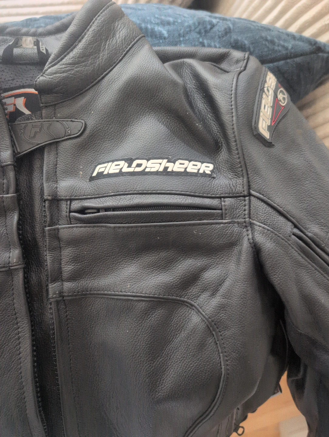 Fieldsheer Motorcycle Leather Jacket with Armour - photo 2