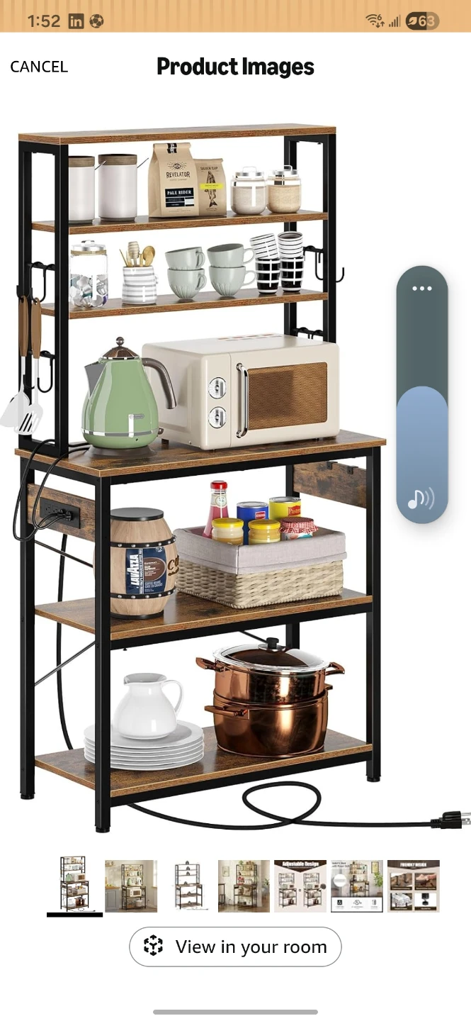 Kitchen Baker's Rack with Power Outlet - photo 2