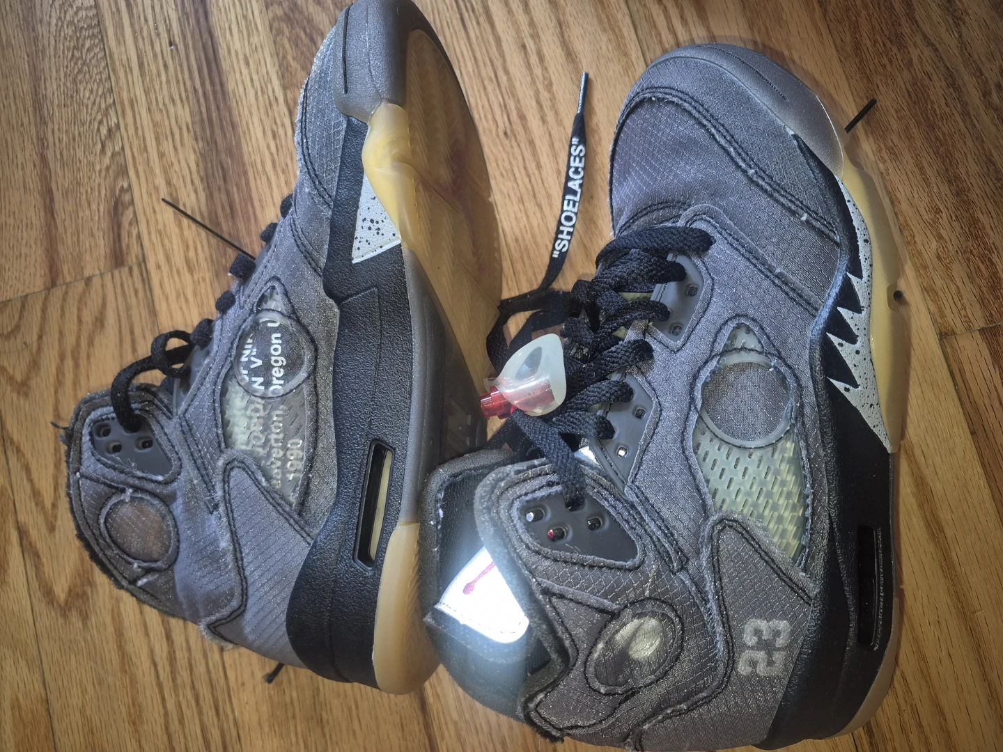 Off-White x Air Jordan 5 "Sail" - photo 5