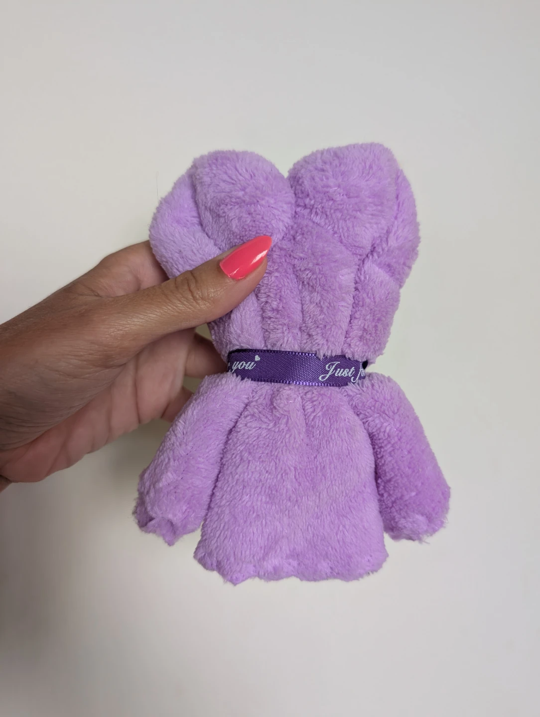 Purple Fluffy Hand Towel - photo 2