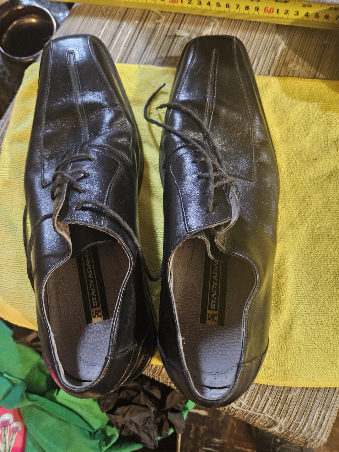 Stacy Adams Black Leather Dress Shoes - photo 2