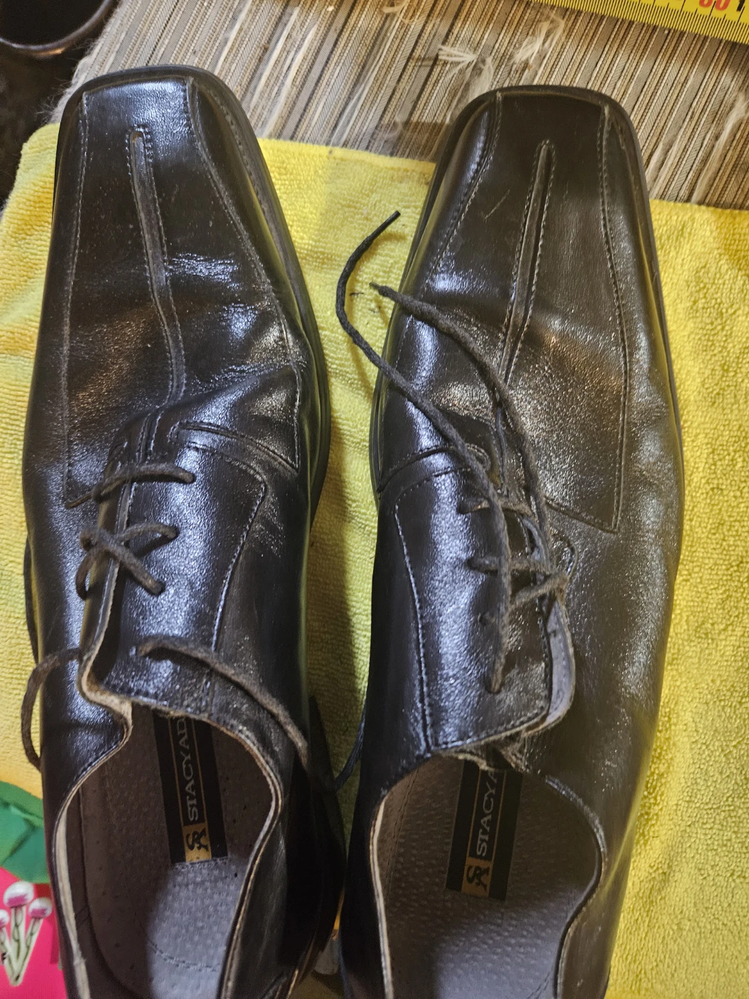 Stacy Adams Black Leather Dress Shoes - photo 3