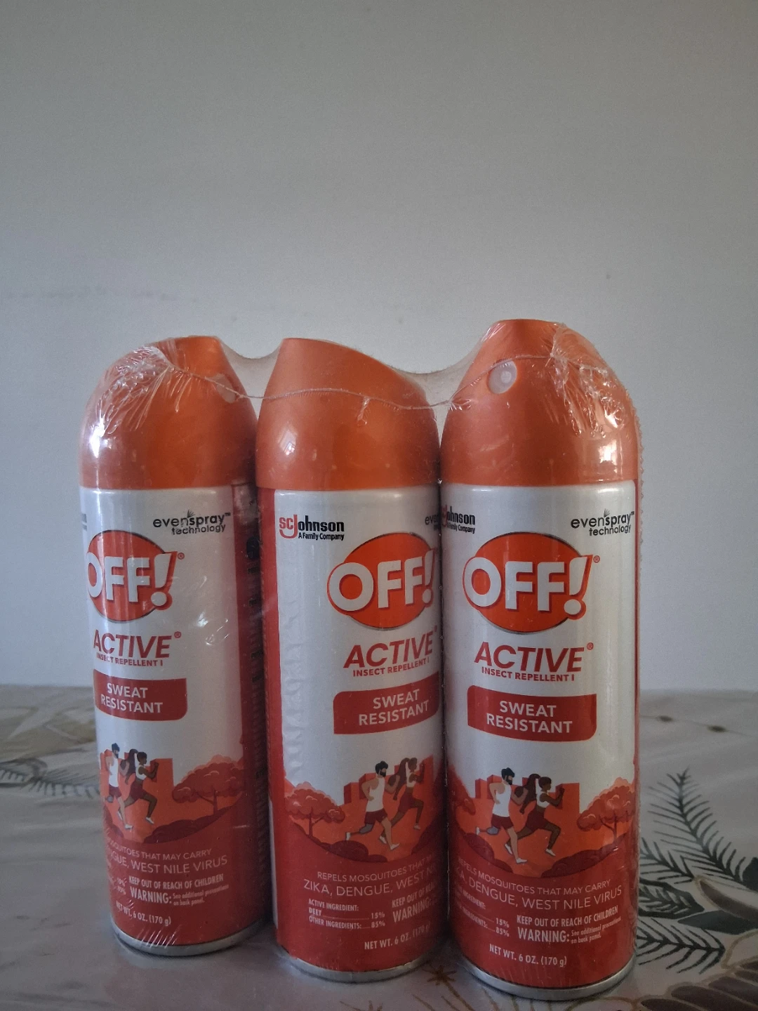 OFF! Active Insect Repellent Spray - 3 Pack