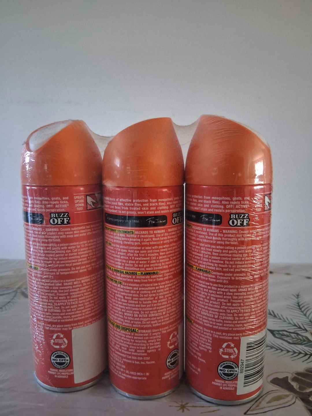 OFF! Active Insect Repellent Spray - 3 Pack - photo 2