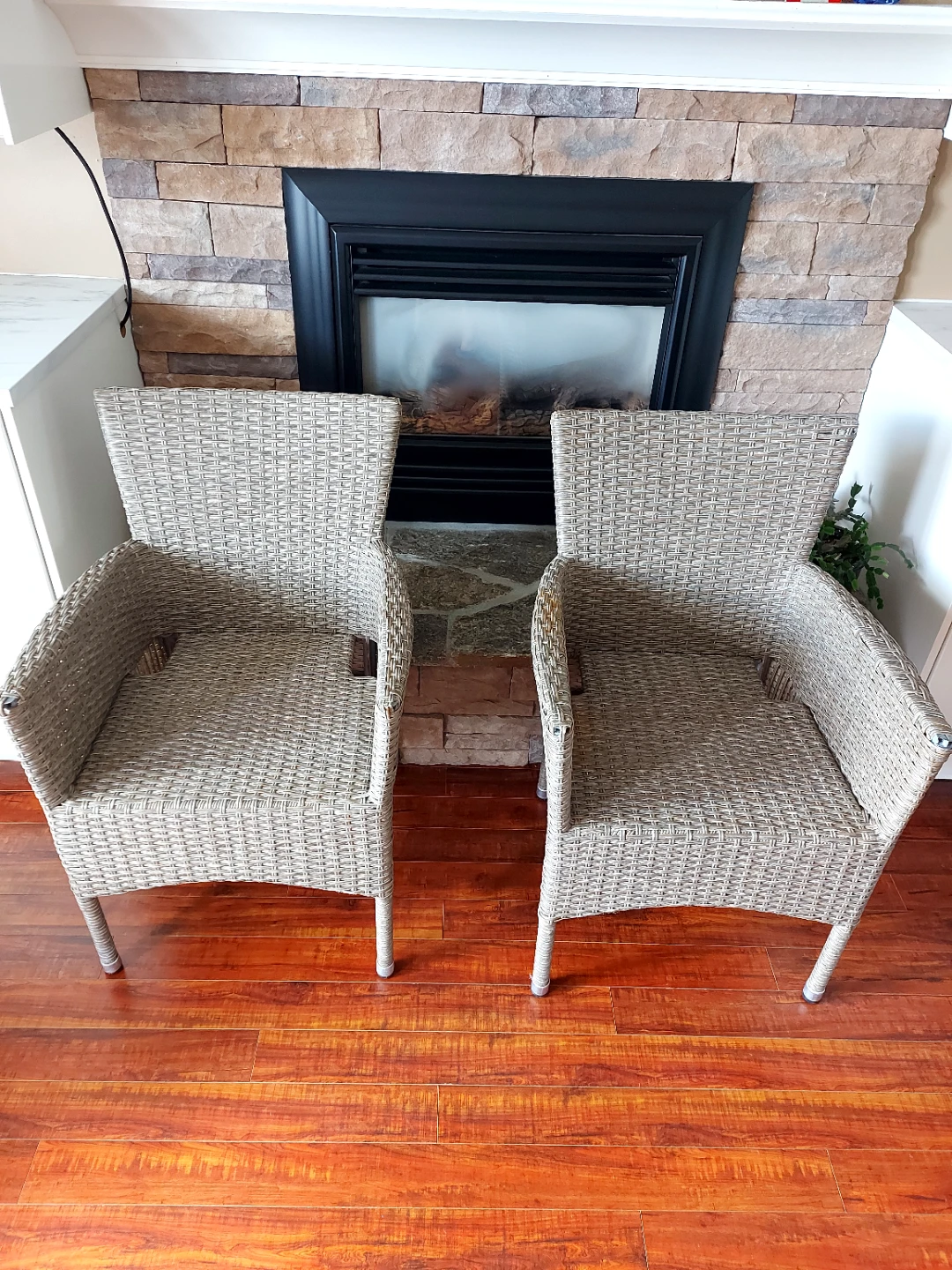 Wicker Armchairs - Set of 2