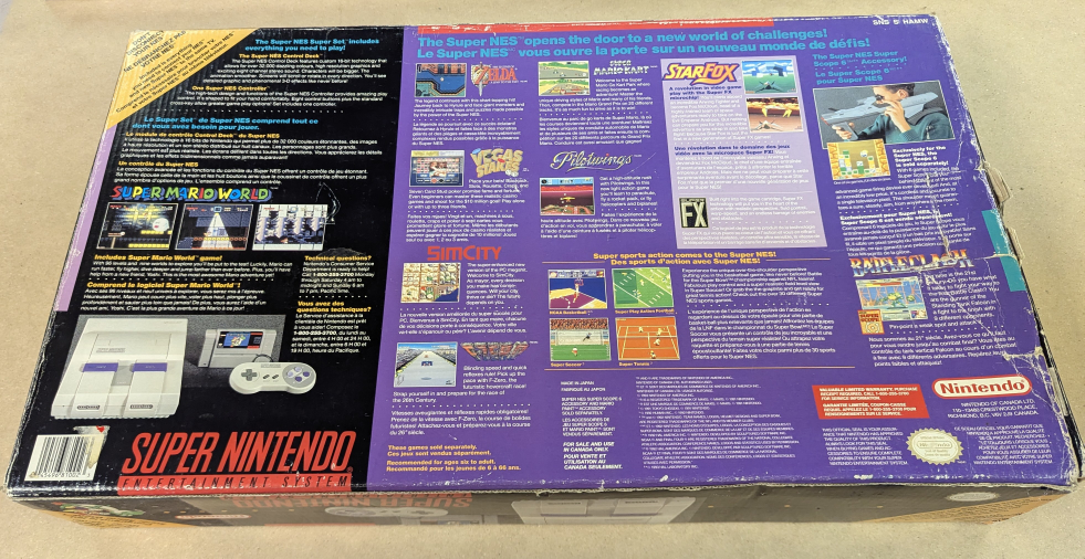 Super Nintendo Console Empty Box, No Foam or Manuals - photo 2