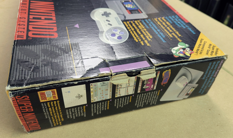 Super Nintendo Console Empty Box, No Foam or Manuals - photo 3