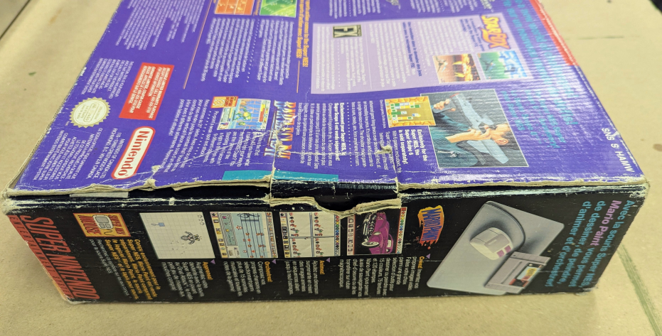 Super Nintendo Console Empty Box, No Foam or Manuals - photo 4