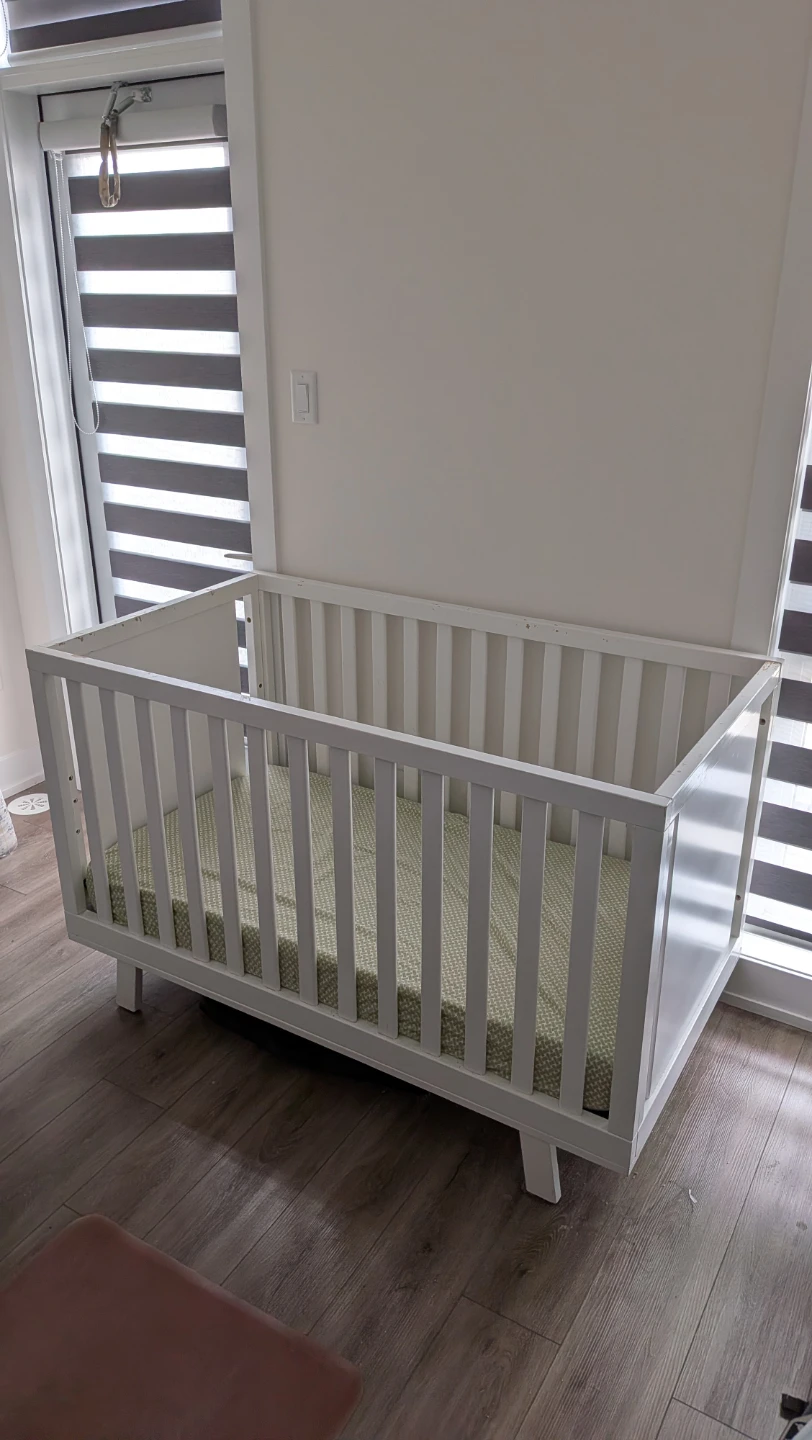 Ikea White Baby Crib