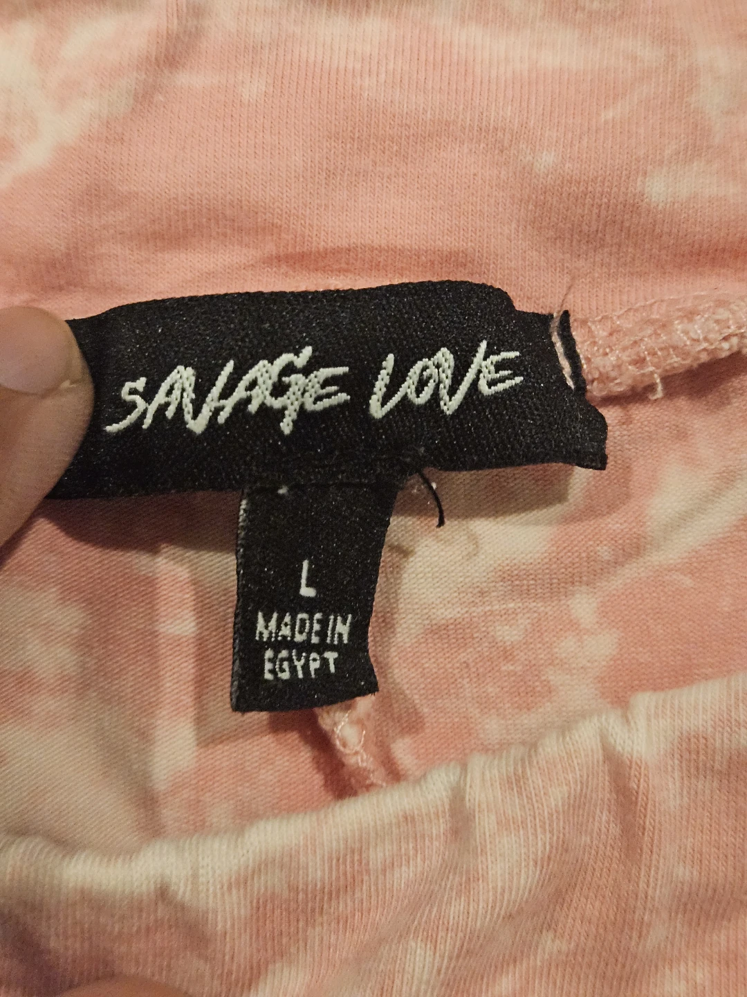 Savage Love Pink Tie-Dye Skirt - Size L - photo 2