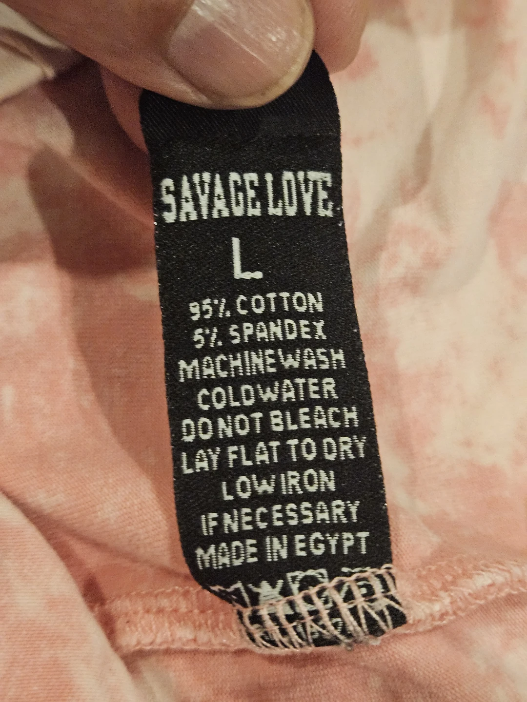 Savage Love Pink Tie-Dye Skirt - Size L - photo 3