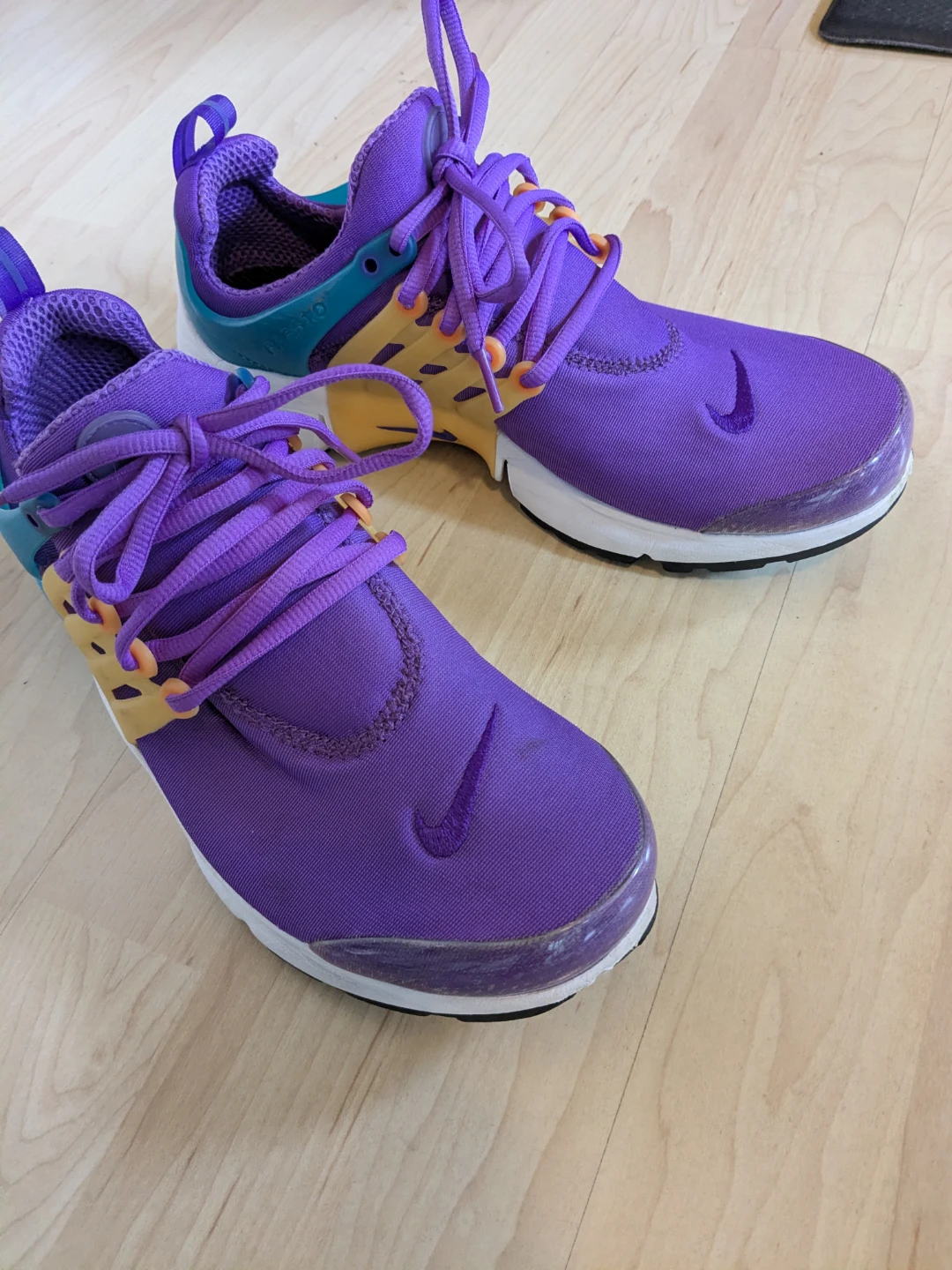 Nike Air Presto Wild Berry Fierce Purple Cyber Teal - photo 3