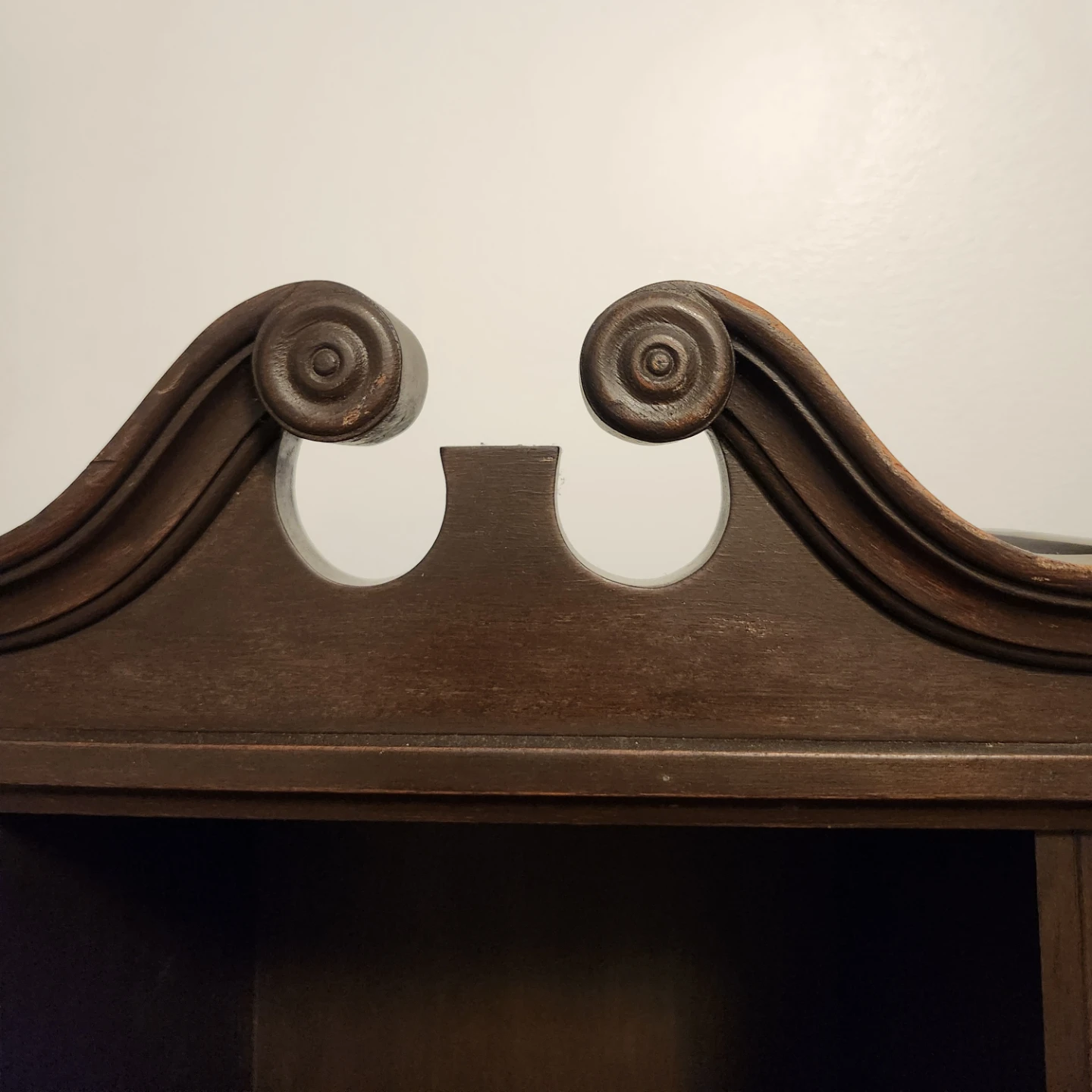 Tall Dark Wood Bookcases (Set of 2) - photo 3