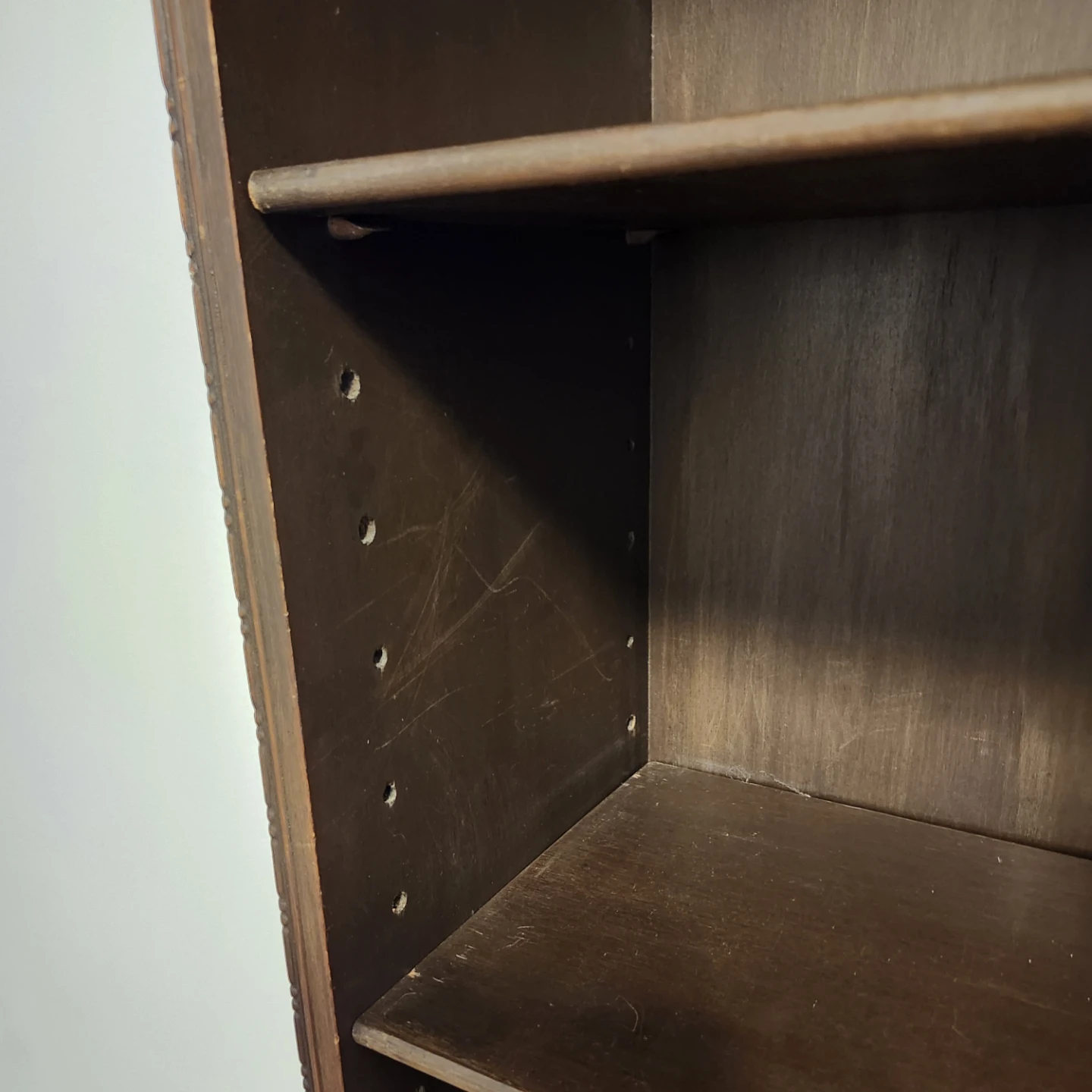 Tall Dark Wood Bookcases (Set of 2) - photo 5