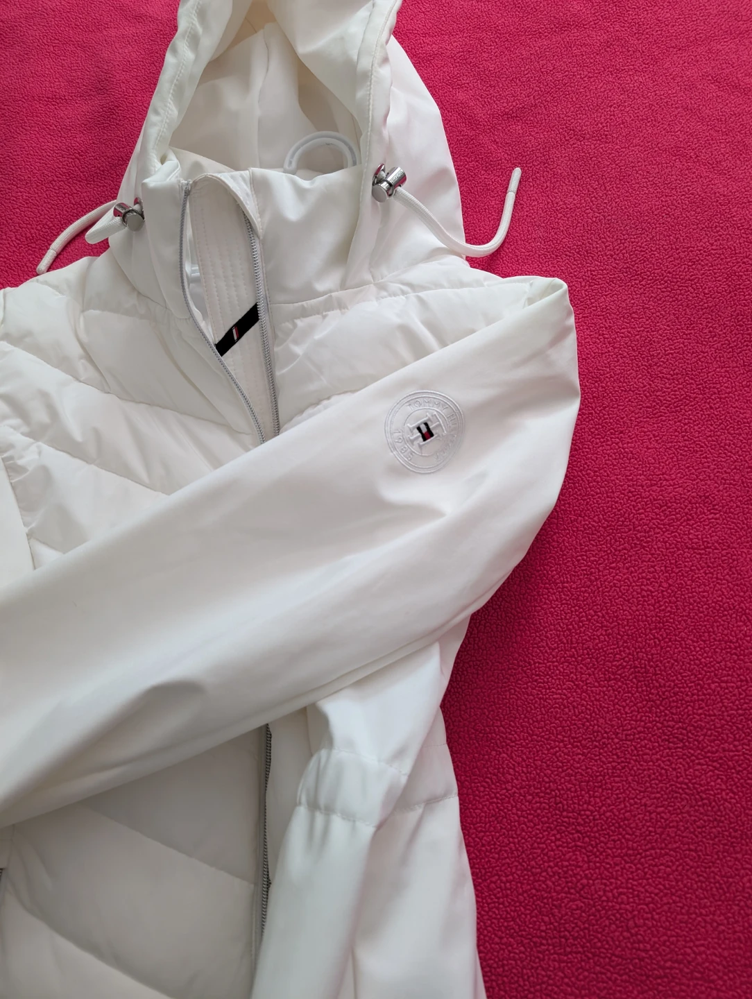 Tommy Hilfiger White Puffer Jacket