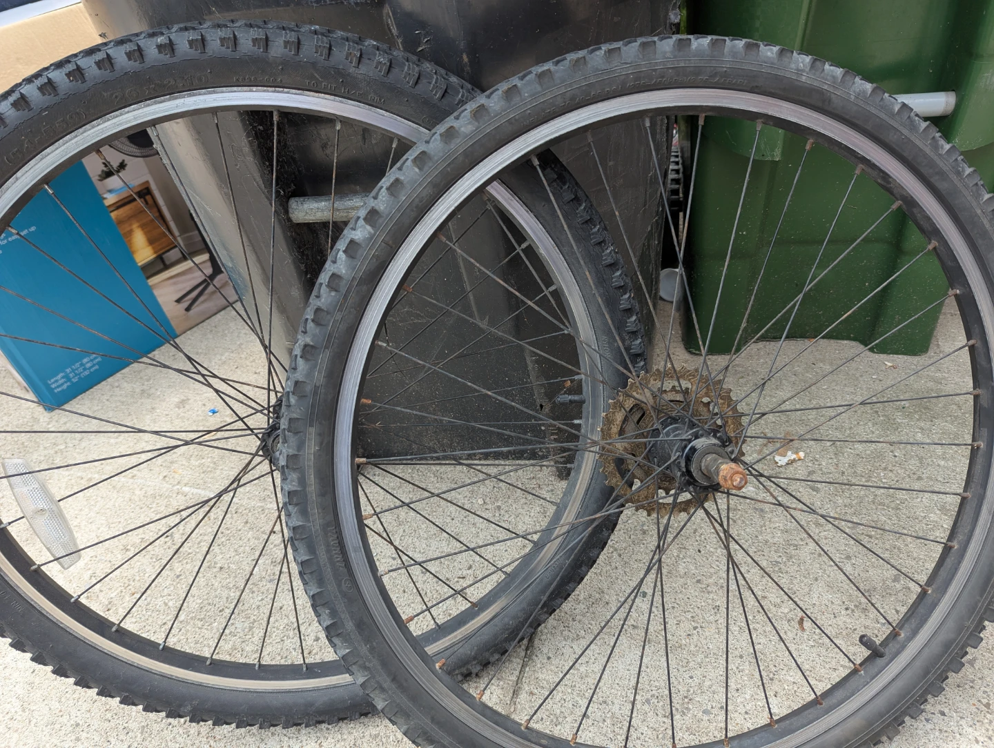 26" Bike Wheels with Shimano Mega Range Freewheel - photo 5