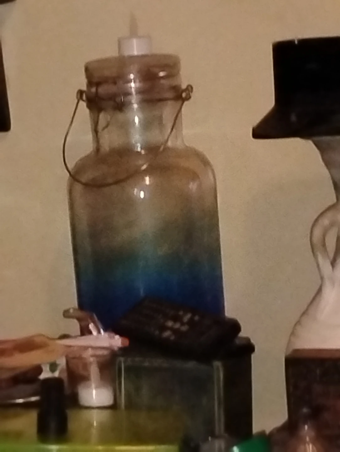 Decorative Glass Jar