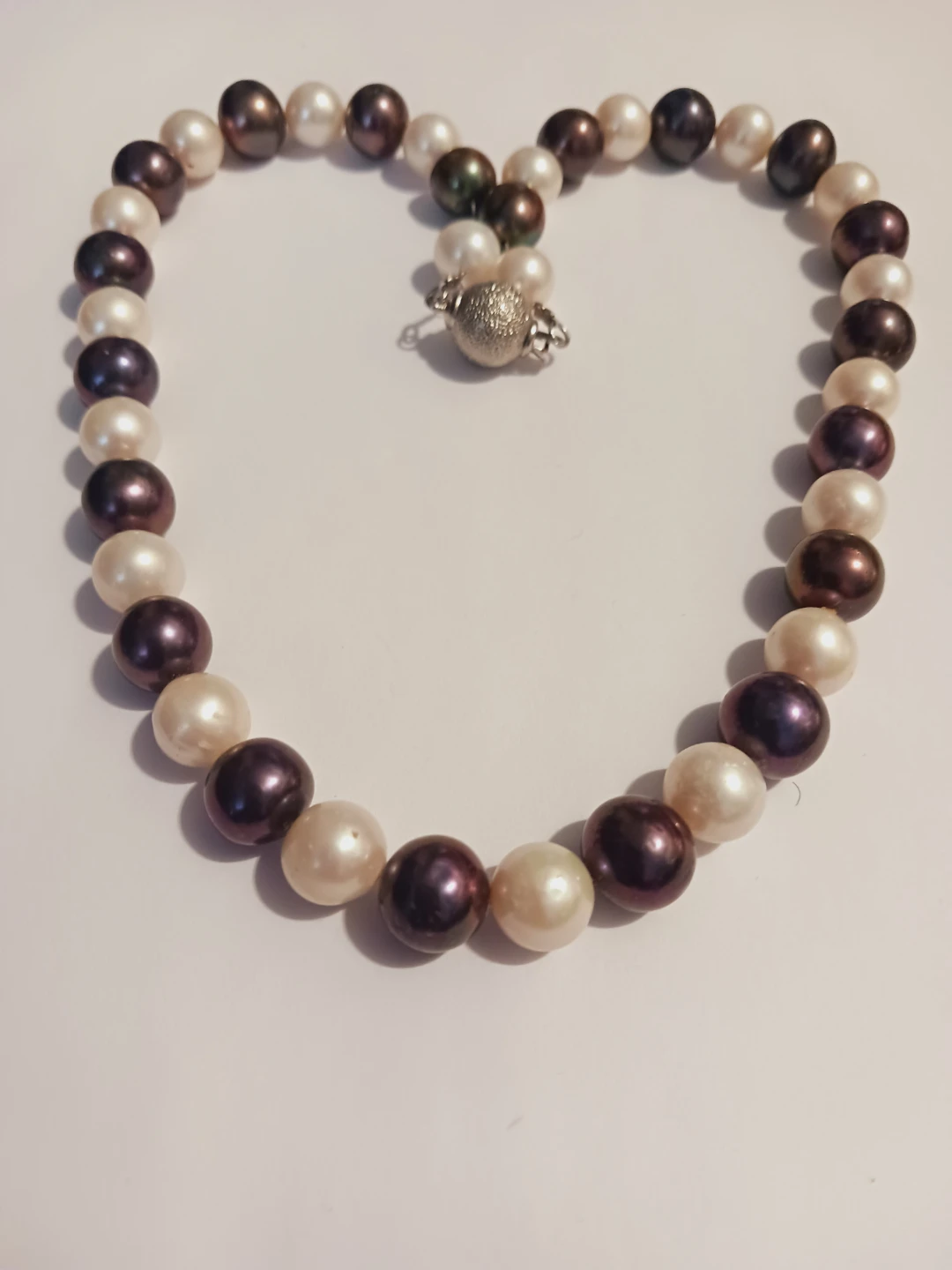 18K Gold Plated Clasp Genuine Freshwater Pearl Necklace - photo 3