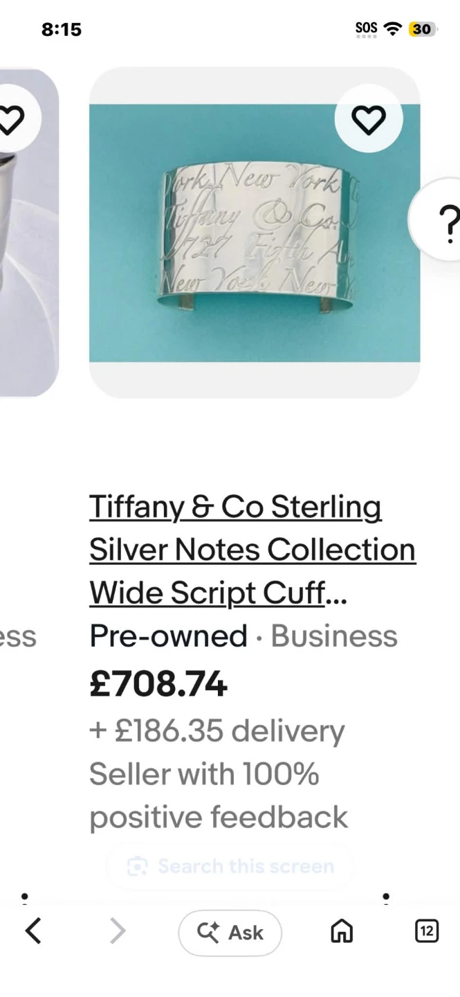 Tiffany & Co. Sterling Silver Bracelet - photo 5