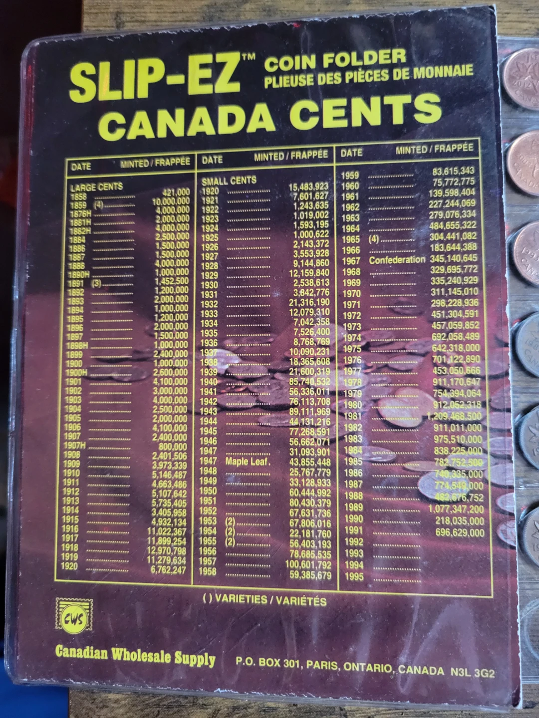 Collection of Canadian Cents Coins - photo 2